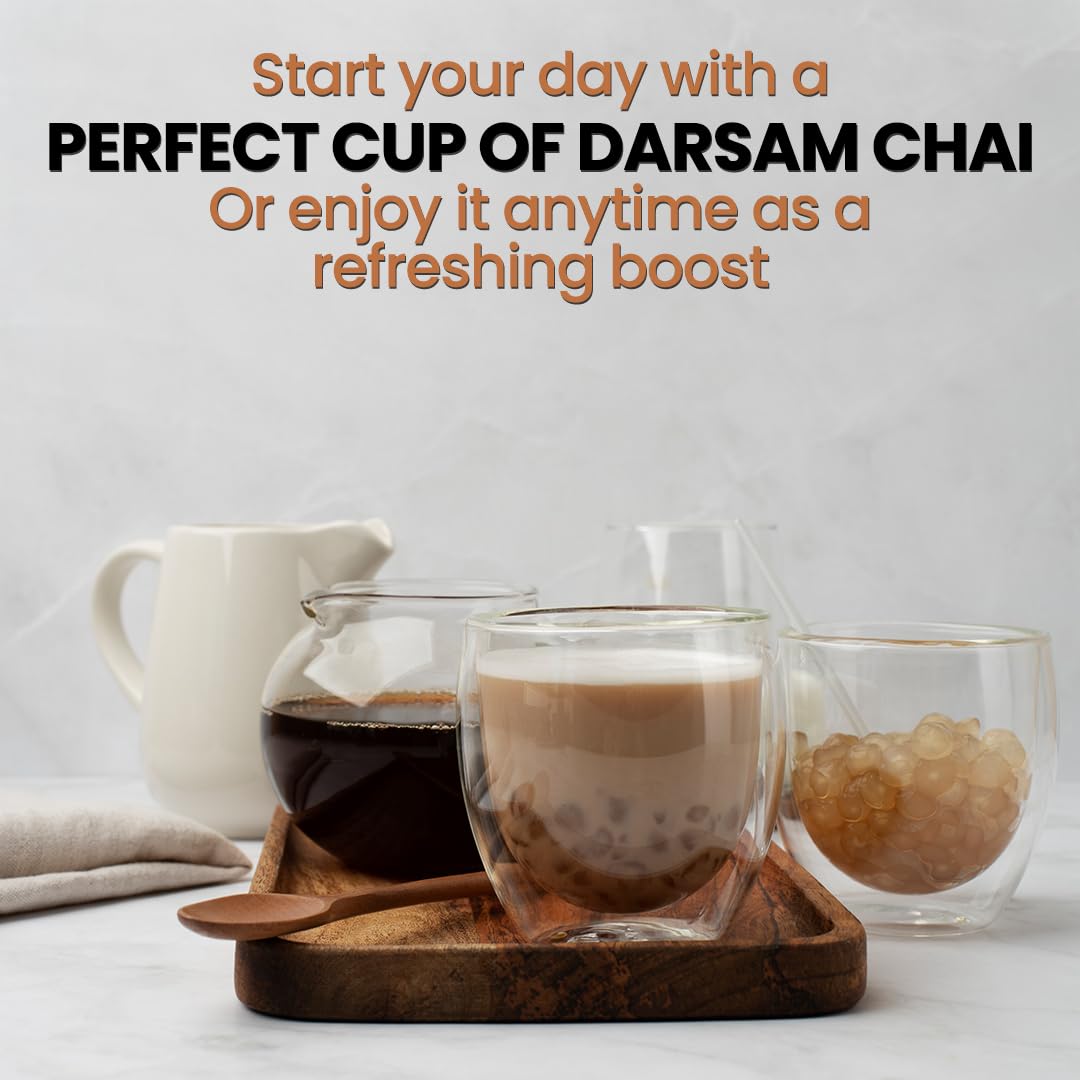 Darsam Chai Parent - Darsam Tea Parent - English Breakfast Tea from Assam, Strong, Full Bodied, Bold & Delicious Breakfast Tea, Packaged in Airtight PET Jar for Freshness