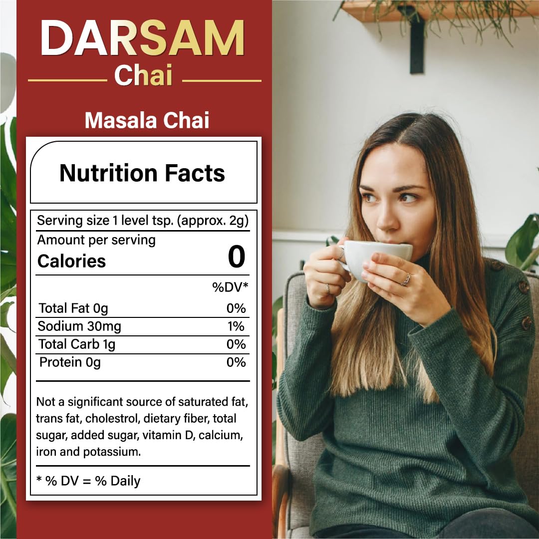 Darsam Chai Parent - Darsam Tea Parent - English Breakfast Tea from Assam, Strong, Full Bodied, Bold & Delicious Breakfast Tea, Packaged in Airtight PET Jar for Freshness