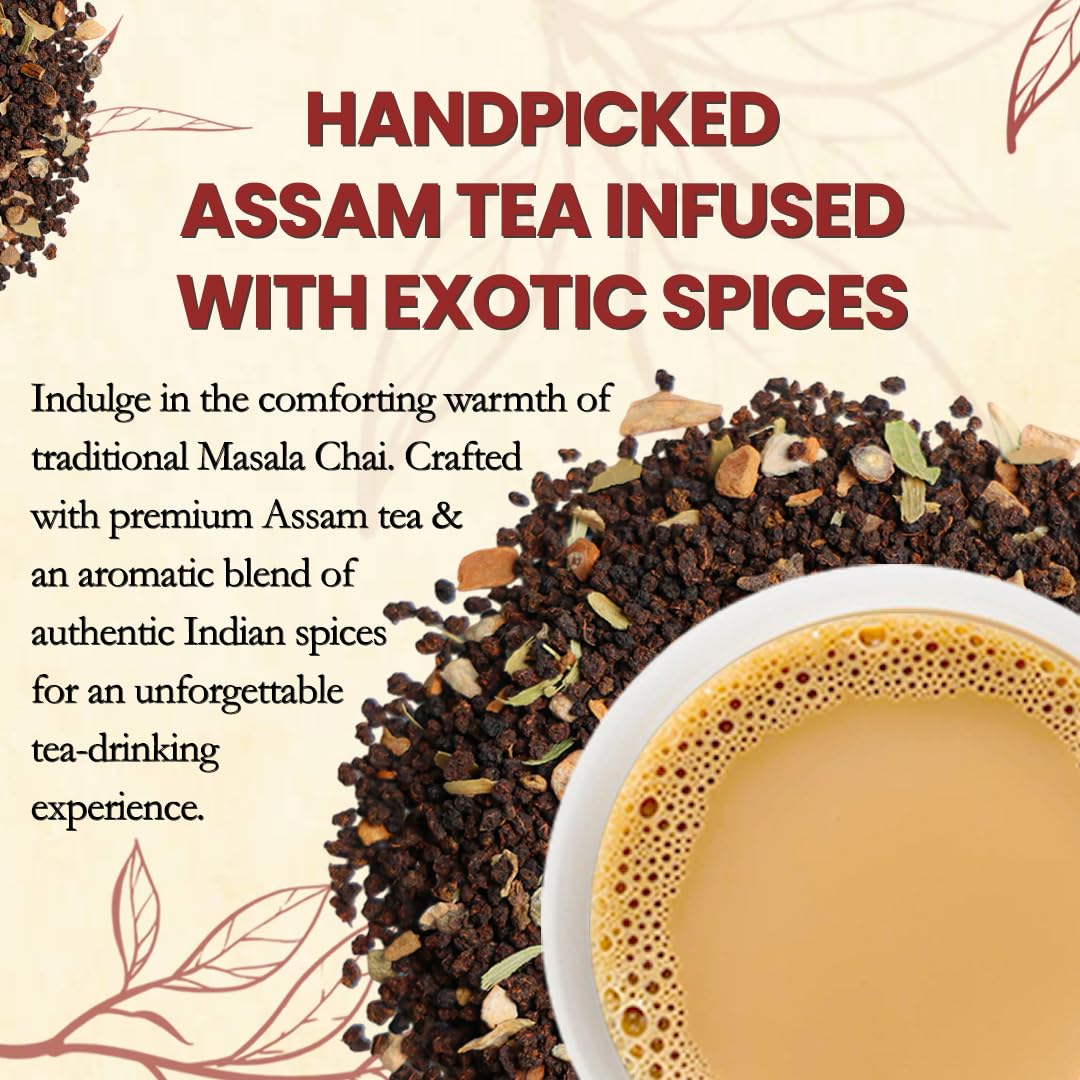 Darsam Chai Parent - Darsam Tea Parent - English Breakfast Tea from Assam, Strong, Full Bodied, Bold & Delicious Breakfast Tea, Packaged in Airtight PET Jar for Freshness