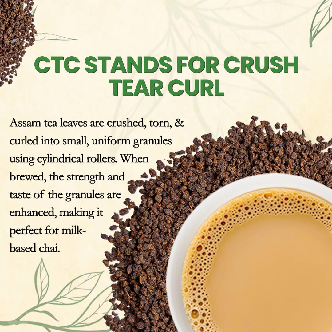 Darsam Chai Parent - Darsam Tea Parent - English Breakfast Tea from Assam, Strong, Full Bodied, Bold & Delicious Breakfast Tea, Packaged in Airtight PET Jar for Freshness